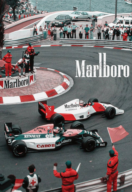 MALBORO F1 CARS CURVA